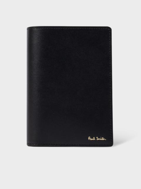 Paul Smith 'Signature Stripe' Leather Passport Cover