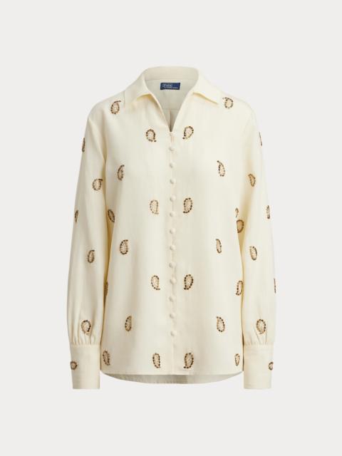 Polo Ralph Lauren Beaded Paisley Top