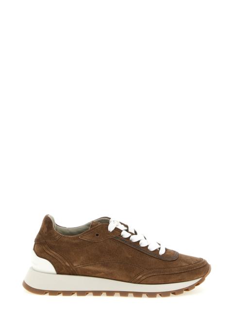 Brunello Cucinelli 'Monile' Suede Sneakers