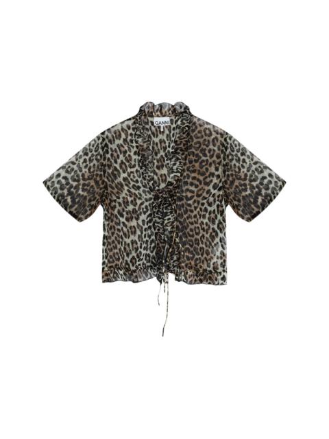 leopard print blouse