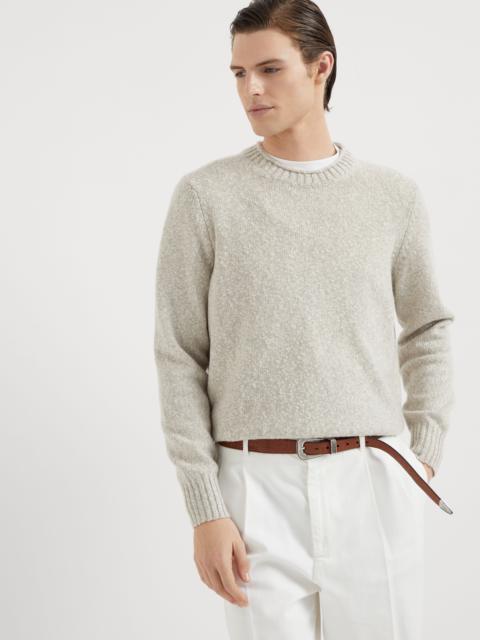 Brunello Cucinelli Flecked soft virgin wool and cashmere sweater