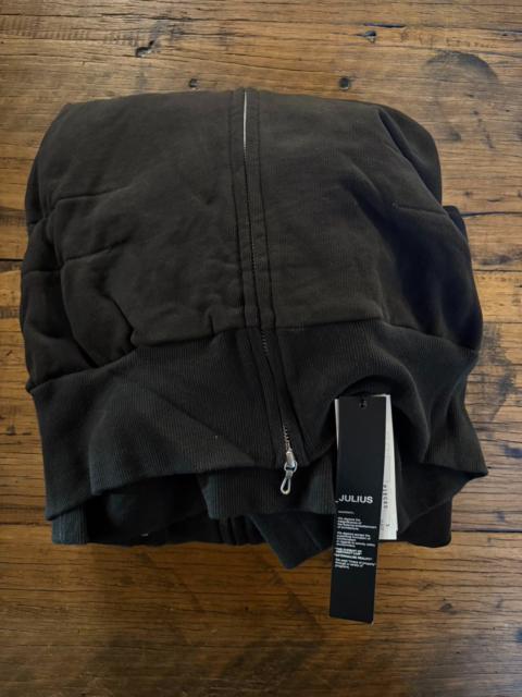 Julius Julius FW17 Black Oversized Zip-Up Cotton Jacket