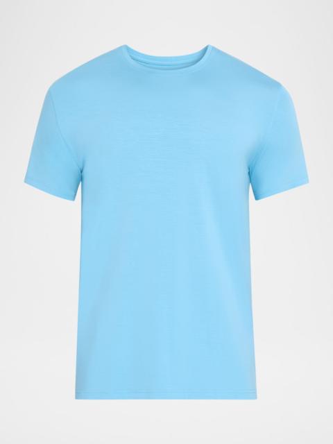 Derek Rose Men's Basel Micro Modal Stretch Crewneck T-Shirt