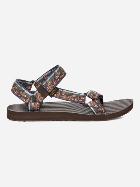 Teva Men's Original Universal Sandal in Desert Mosaic Chocolate Brown