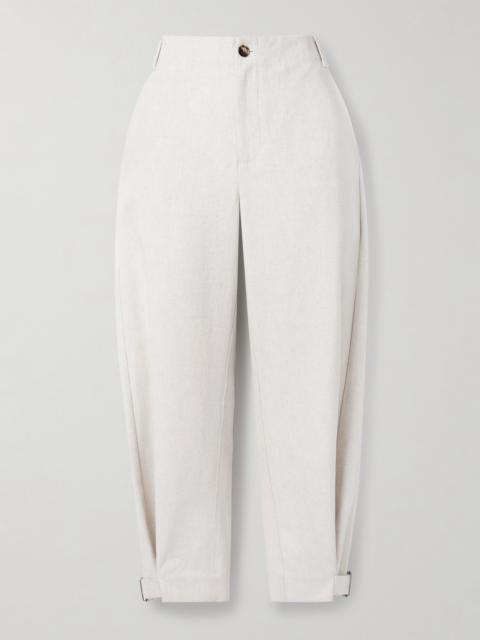 Proenza Schouler Kay Cotton-blend Gabardine Tapered Pants