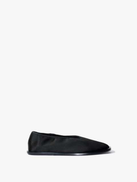 Proenza Schouler Soft Square Slippers in Satin