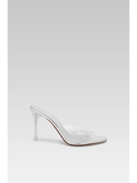 Amina Muaddi ALEXA GLASS SLIPPER 95 TRANSPARENT PVC