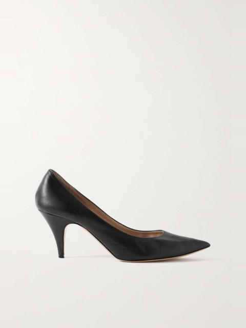 River Iconic leather pumps