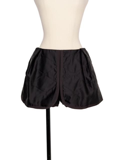 Satin Quilted Shorts