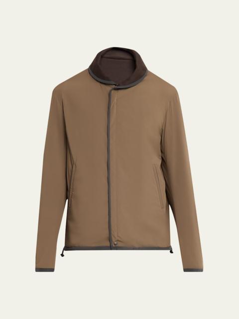 SEASE Men's Jibset Packable Water-Repellent Reversible Jacket