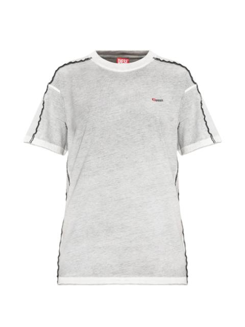 Diesel T-IMY logo-embroidered T-shirt