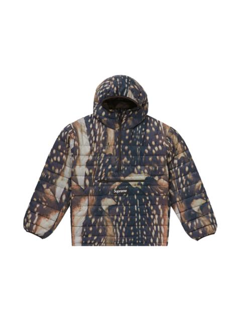 Supreme Supreme Micro Down Half Zip Hooded Pullover Deer