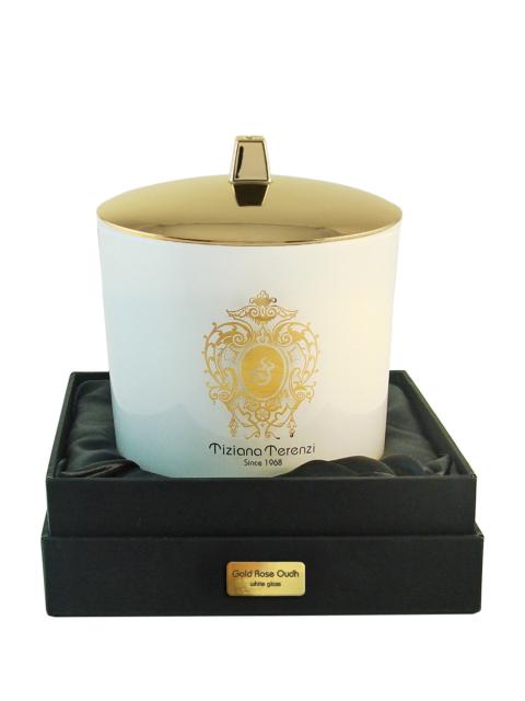 Tiziana Terenzi Gold Rose Oudh maxi Scented candle with 2 wooden wicks