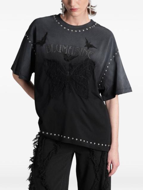 Blumarine stud-embellished T-shirt