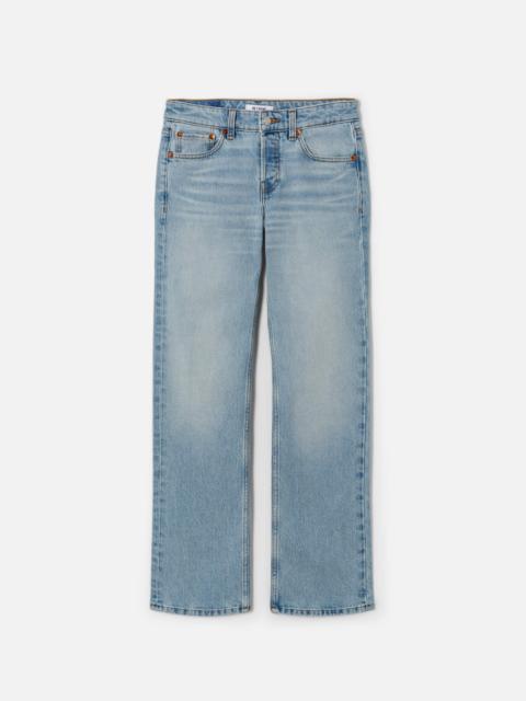 RE/DONE Slim Straight Crop - Silver Springs