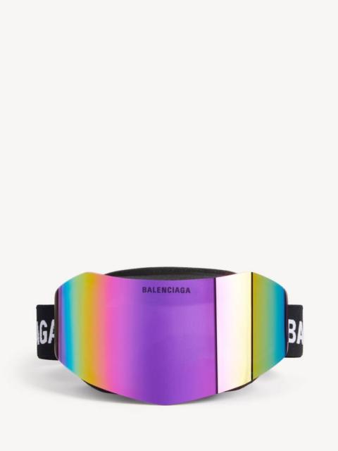 BALENCIAGA Ski Mask Goggles in Black/pink
