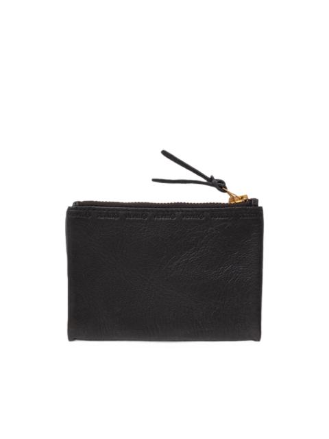 visvim Foldaway logo-embossed goatskin wallet