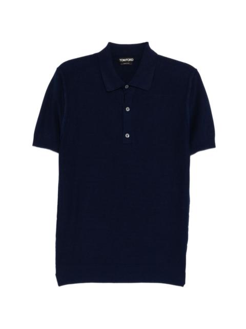 TOM FORD piquet polo shirt
