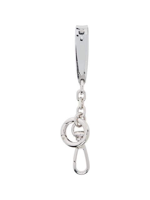 Maison Margiela Silver Metal Nail Cutter Charm