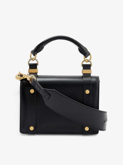 Ora small leather top-handle bag