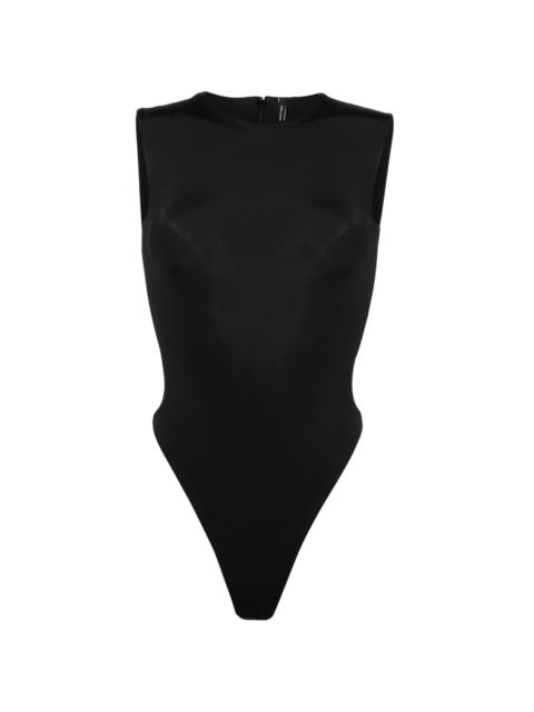 entire studios round-neck sleeveless bodysuit