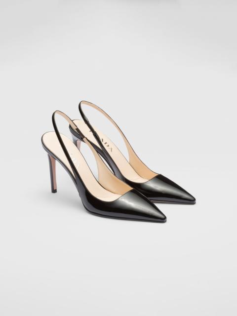 Prada Patent leather slingbacks