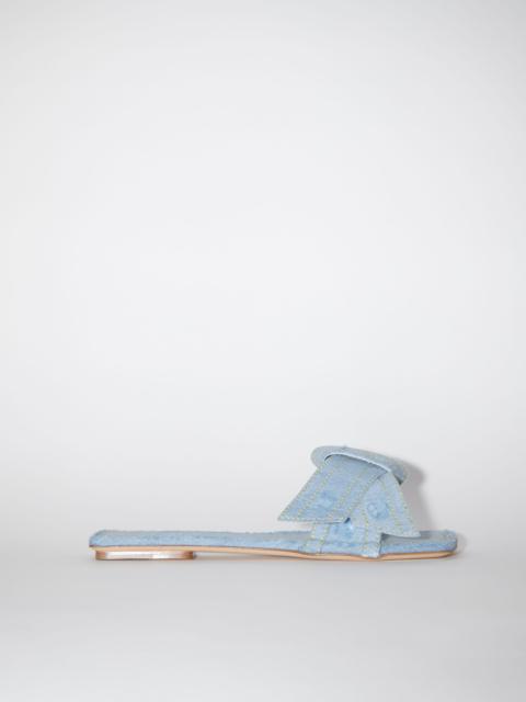 Acne Studios Musubi denim sandal - Light blue