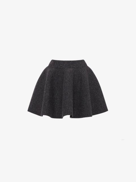 SHETLAND WOOL SKATER SKIRT