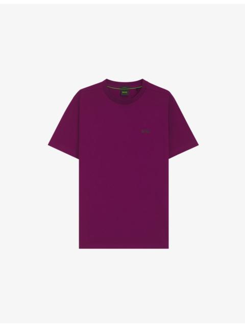 BOSS Logo-Embroidered Short-Sleeve Stretch-Cotton T-Shirt
