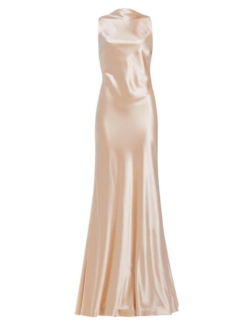 DANIELLE FRANKEL Women's Charlie Crepe Satin Gown - Dahlia