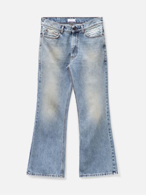 ERL UNISEX PATCHWORK STARS DENIM PANTS