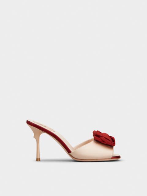 Roger Vivier Rose Vivier Mules in satin