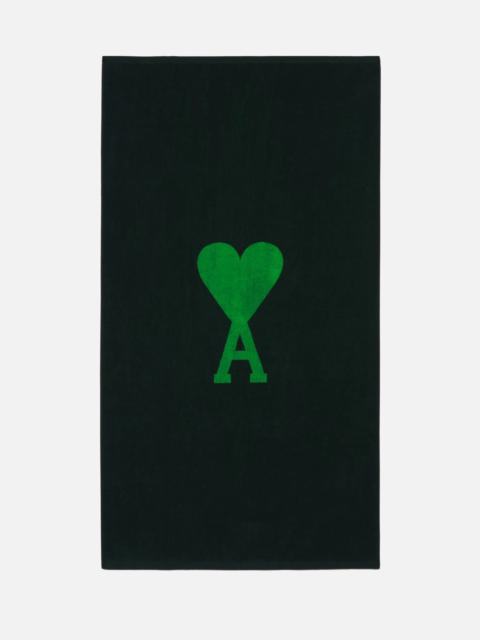 AMI Paris Ami De Coeur Bicolor Beach Towel