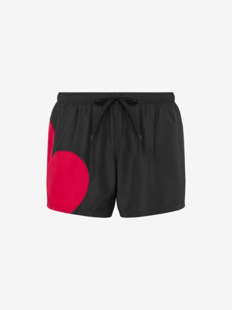 Moschino HEART GRAPHIC SWIM TRUNKS