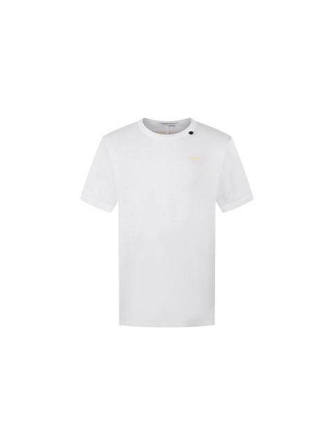 Off-White Off-White Gold Arrow Print Oversized Short-Sleeved OMAA038F191850100160