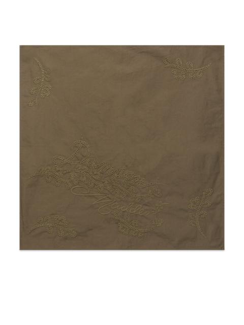 DAMSON MADDER. Damson Madder Embroidered Headscarf