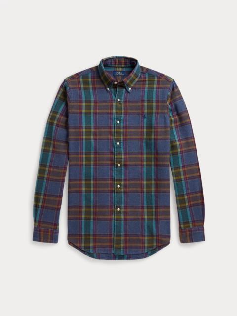 Polo Ralph Lauren Classic Fit Plaid Brushed Flannel Shirt