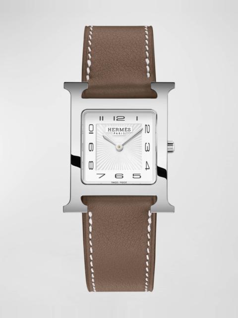 Hermès Heure H Watch, Medium Model, 30 mm
