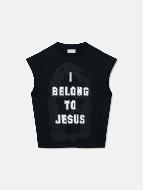 Rhude BELONG TO JESUS CUTOFF TEE