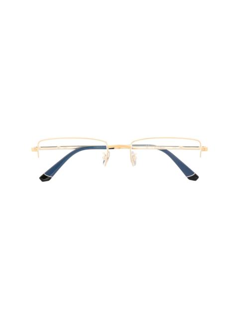 rectangular-frame glasses