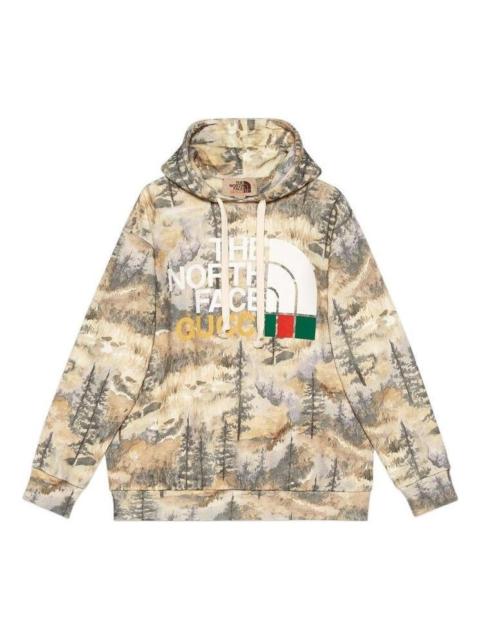 GUCCI Gucci x The North Face Hoodie 'Forest Print' 672474-XJDS9-3229