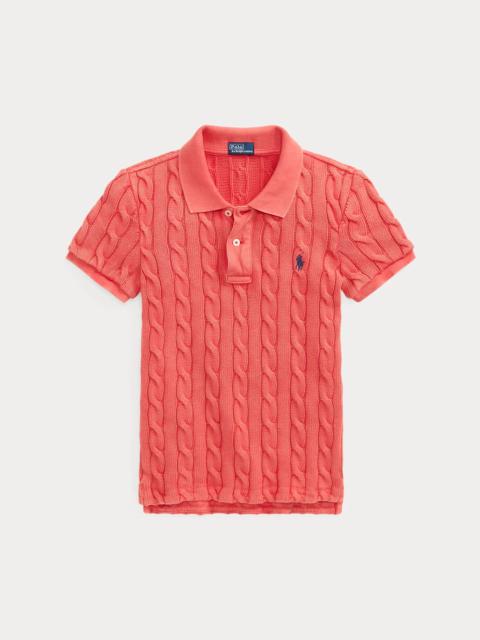 Polo Ralph Lauren Cable-Knit Polo Shirt