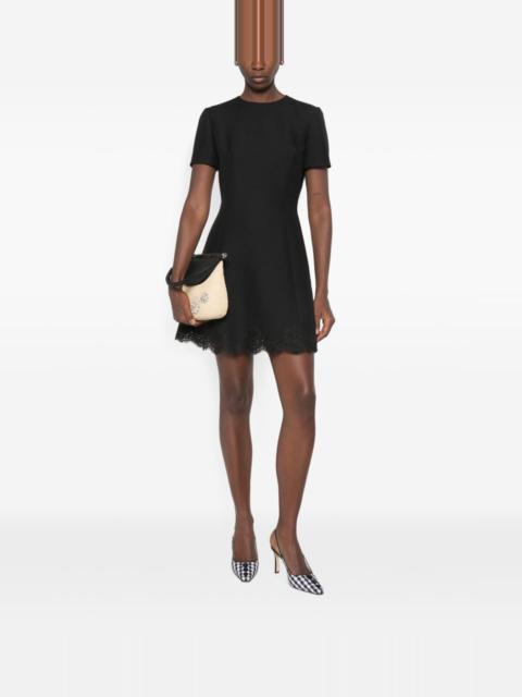 Valentino Wool and silk blend mini dress