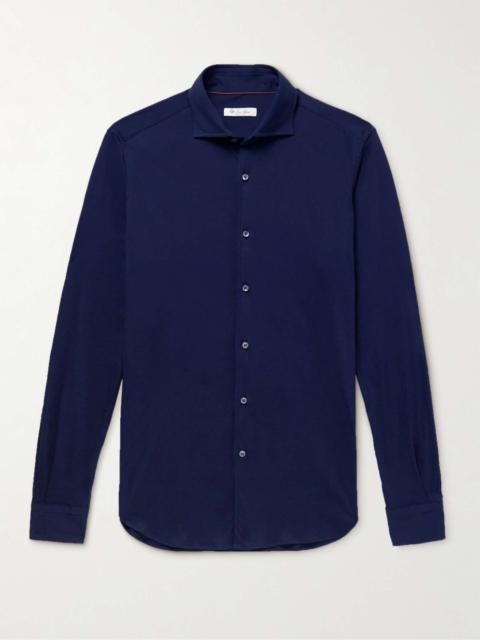 Andrew Slim-Fit Cotton-Jersey Shirt