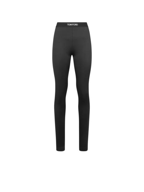 TOM FORD LUSTROUS JERSEY SIGNATURE LEGGINGS