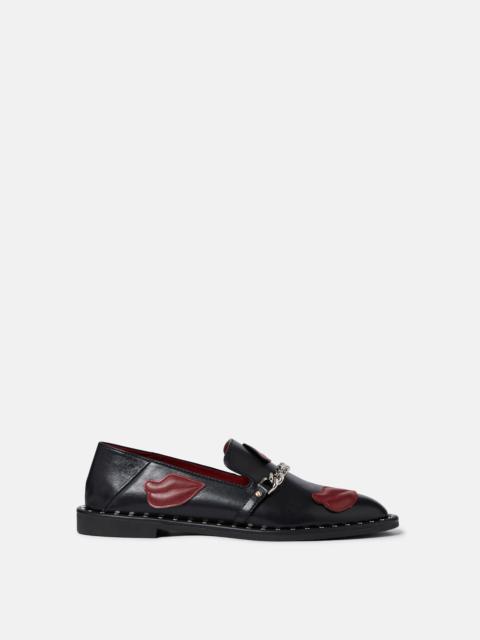 Stella McCartney Falabella Lip Appliqué Loafers