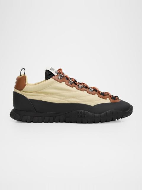 Miu Miu Hiker Low-Top Sneakers