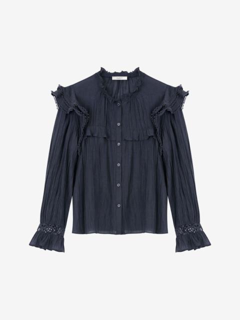 Isabel Marant Étoile GILATEDY LACE AND COTTON SHIRT