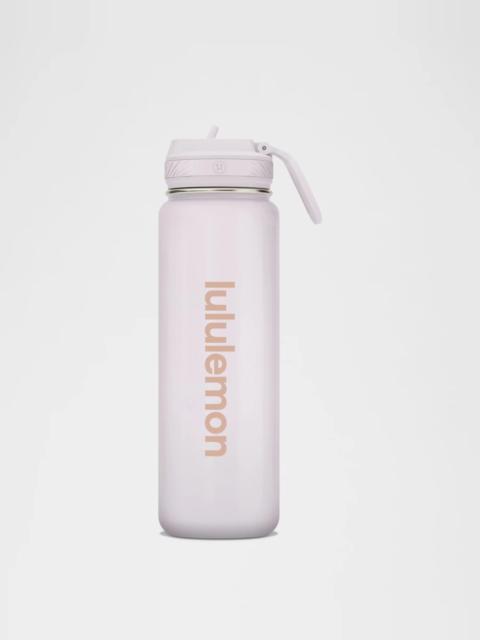 lululemon Back to Life Sport Bottle 24oz Straw Lid *Shine