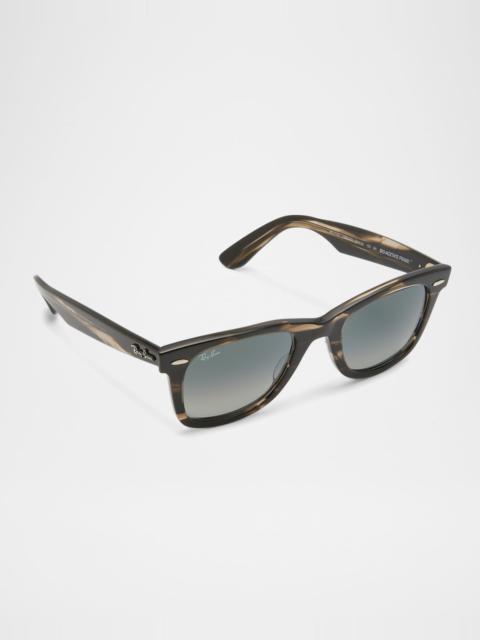 Ray-Ban Men's Square Acetate Sunglasses, 50MM